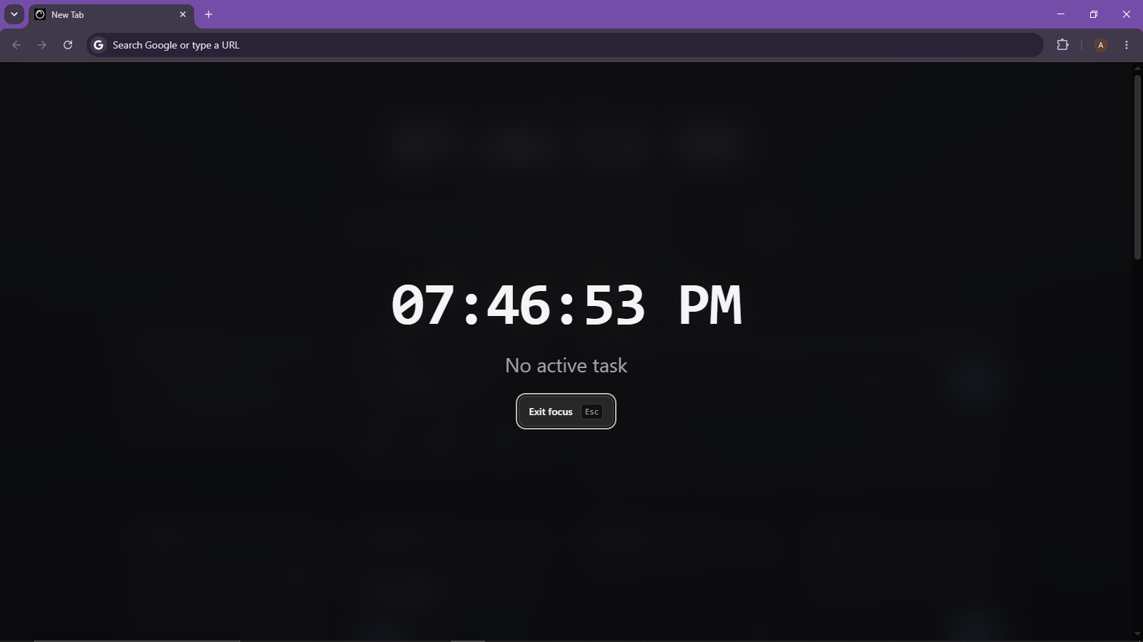 VOID focus mode preview