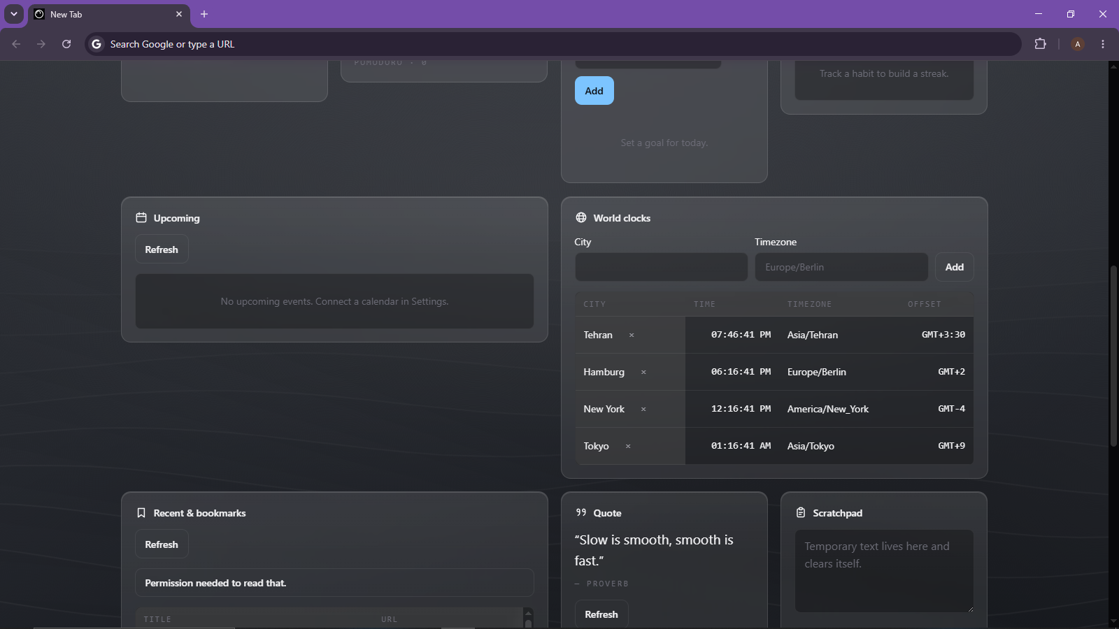 VOID widgets preview